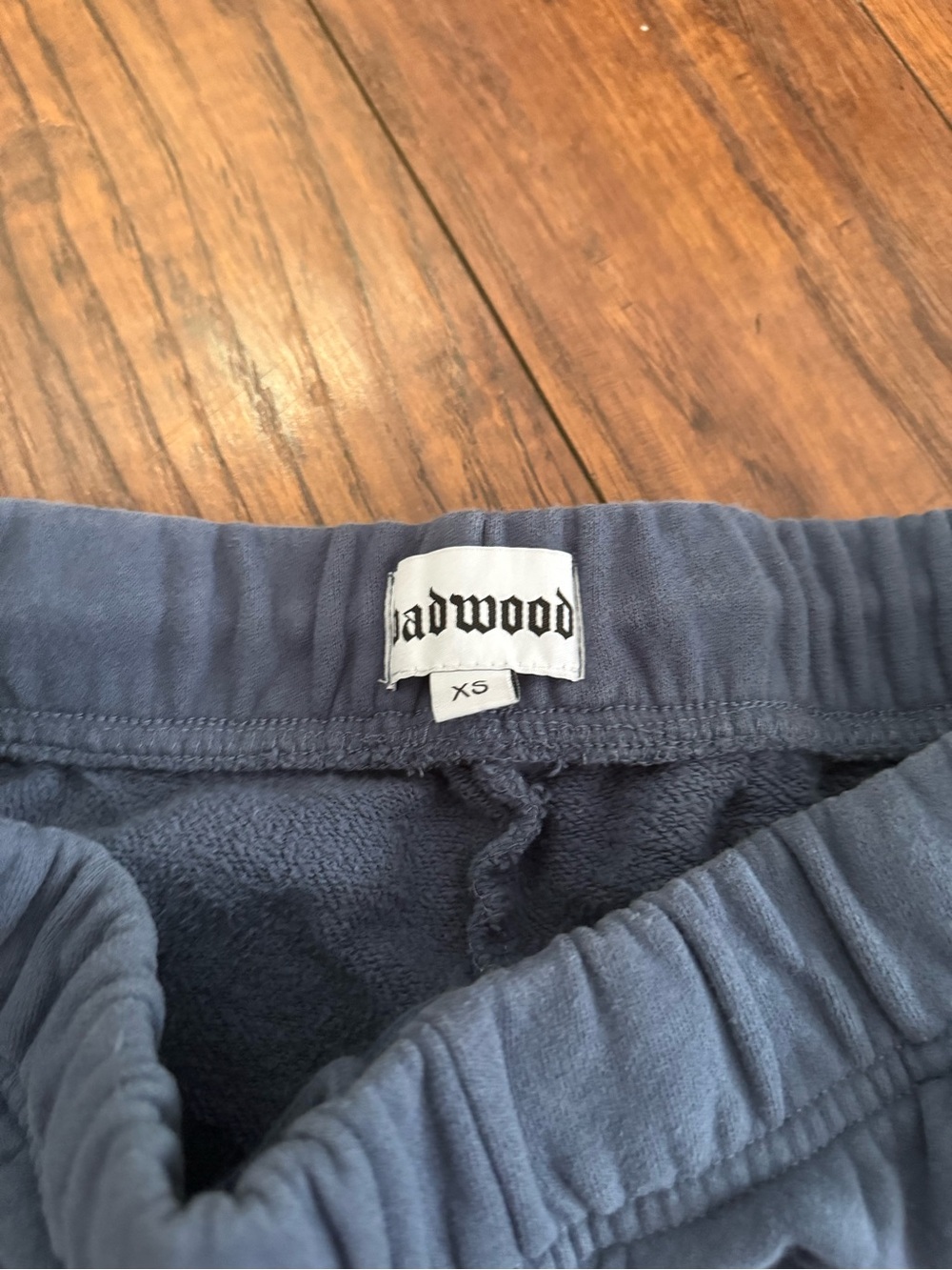 Badwood Premium Unisex Jogger Sweatpants in Denim Blue Loungewear Casual | XS - Picture 6 of 6